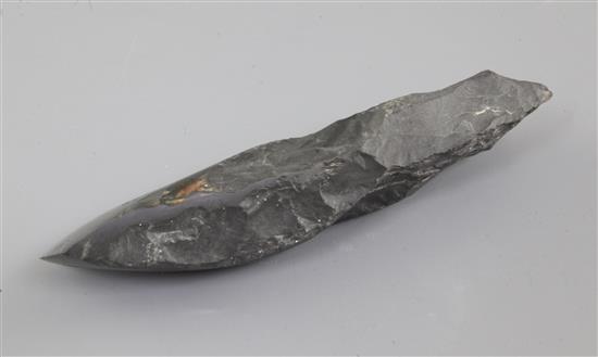 A Maori stone adze (Toki), 6in.